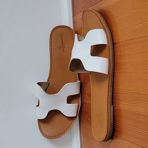 White Bohemian Summer Sandals